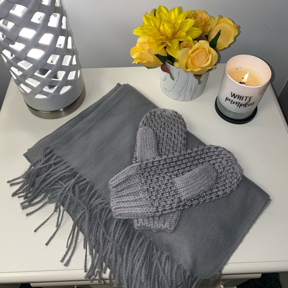 Scarf and Mitten Set